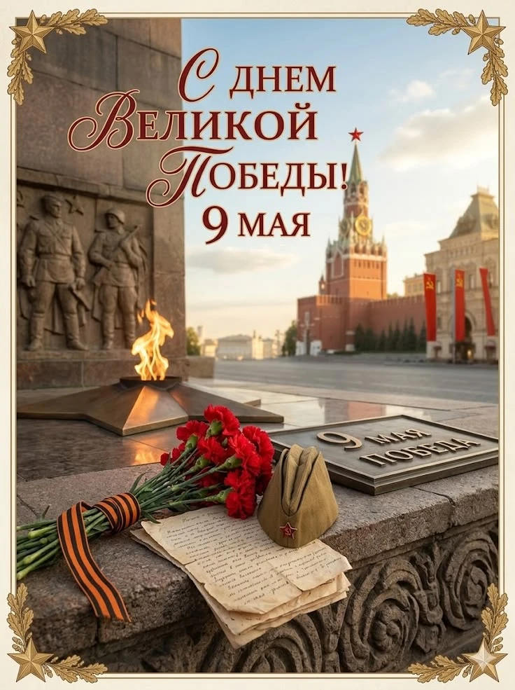 Дорогие друзья, поздравляем вас с Днем Победы. Этот праздник символизирует силу духа и ...