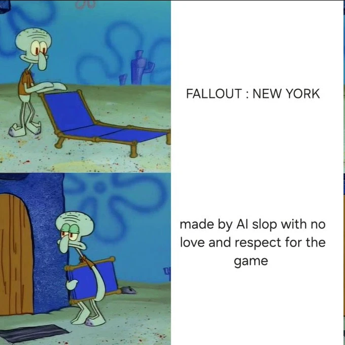 Тип по кличке Крис Ферст пожаловался на Bethesda, которая закрыла его разработку Fallou...