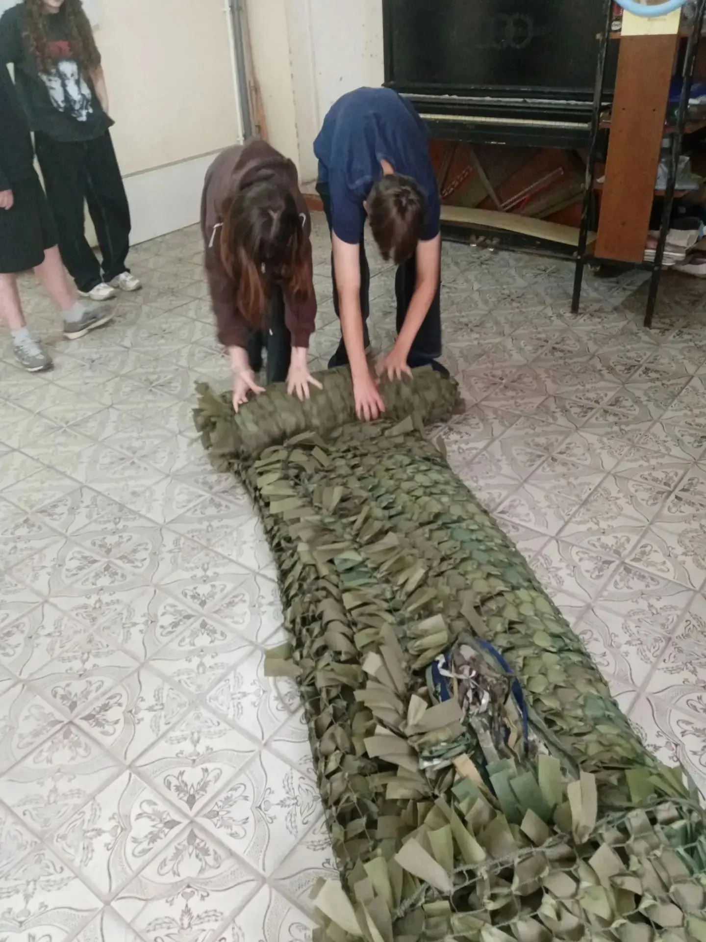 🌼💯«Для Победы на все 100»..Ребята отряда "Катюша" (рук. Толкунова О.Н.) закончили плетение маскиро