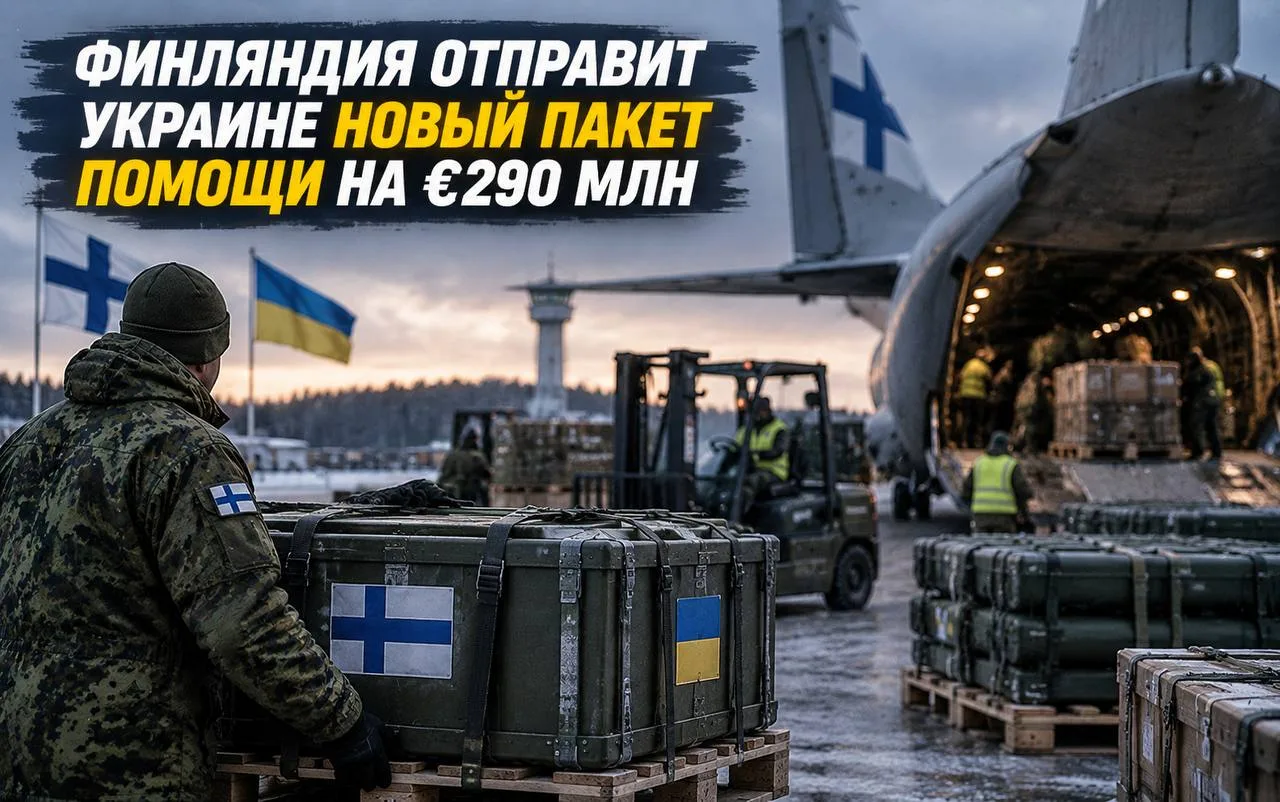 🇫🇮🇺🇦 Финляндия отправит Украине новый пакет помощи на €290 млн