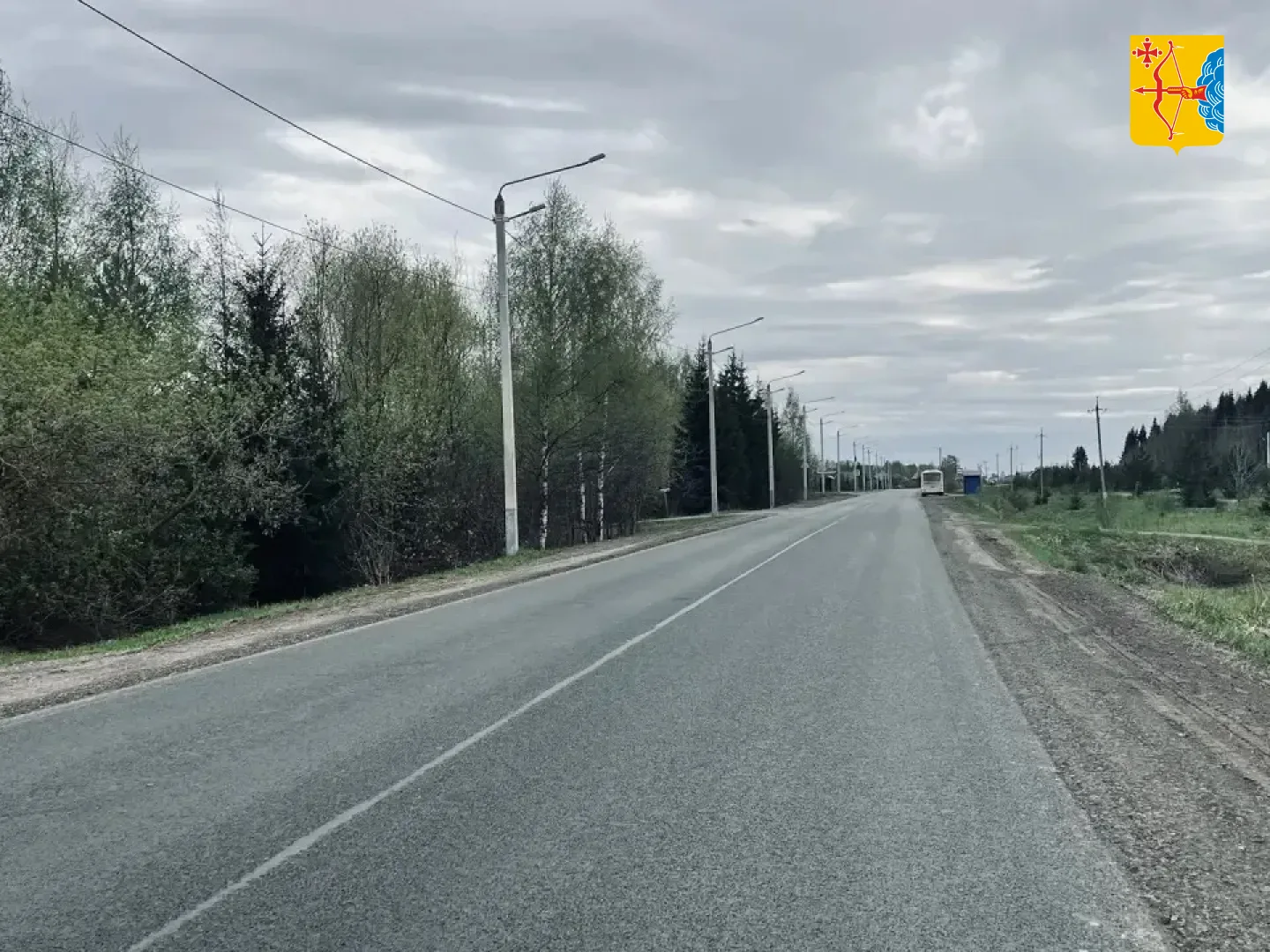 🚜В Кировской области завершился ремонт дороги Сошени — Радужный. Работы провели в рамках национально