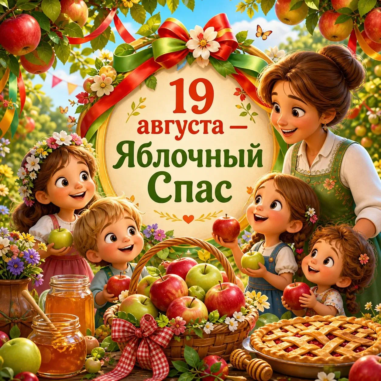 🍎Яблочный Спас: встречаем праздник в нашем детском саду!🍎