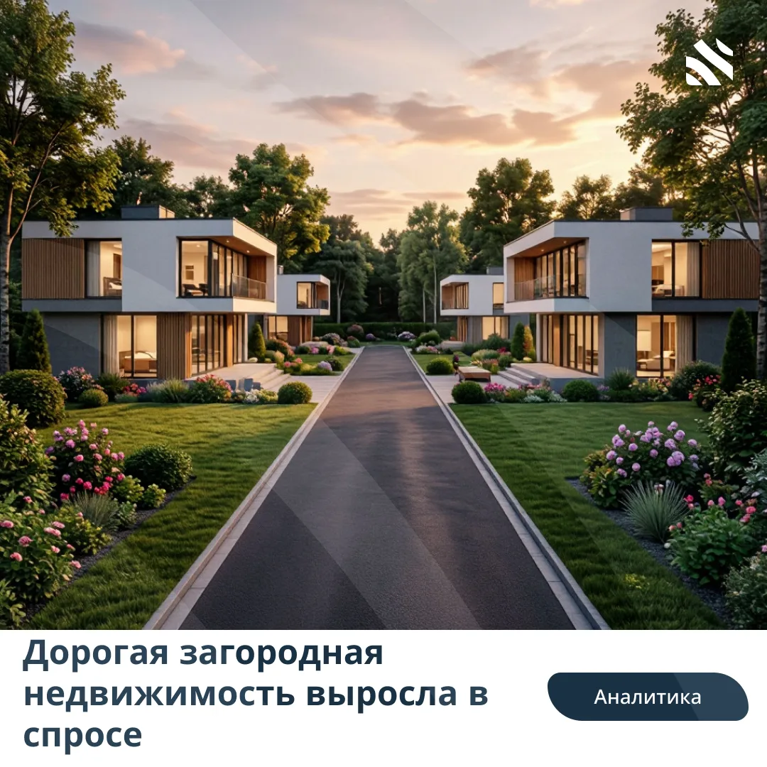 ⬆️Дорогая загородная недвижимость выросла в спросе

В первой половине 2026 года в Подмосковье стали 