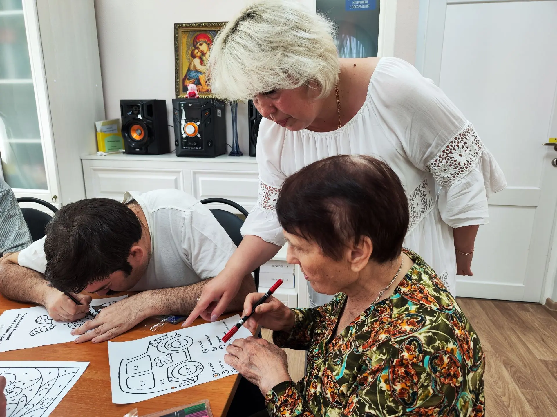 В полустационарном социально-реабилитационном отделении
г. Кимовска 28.07.2026 г психолог провела ра