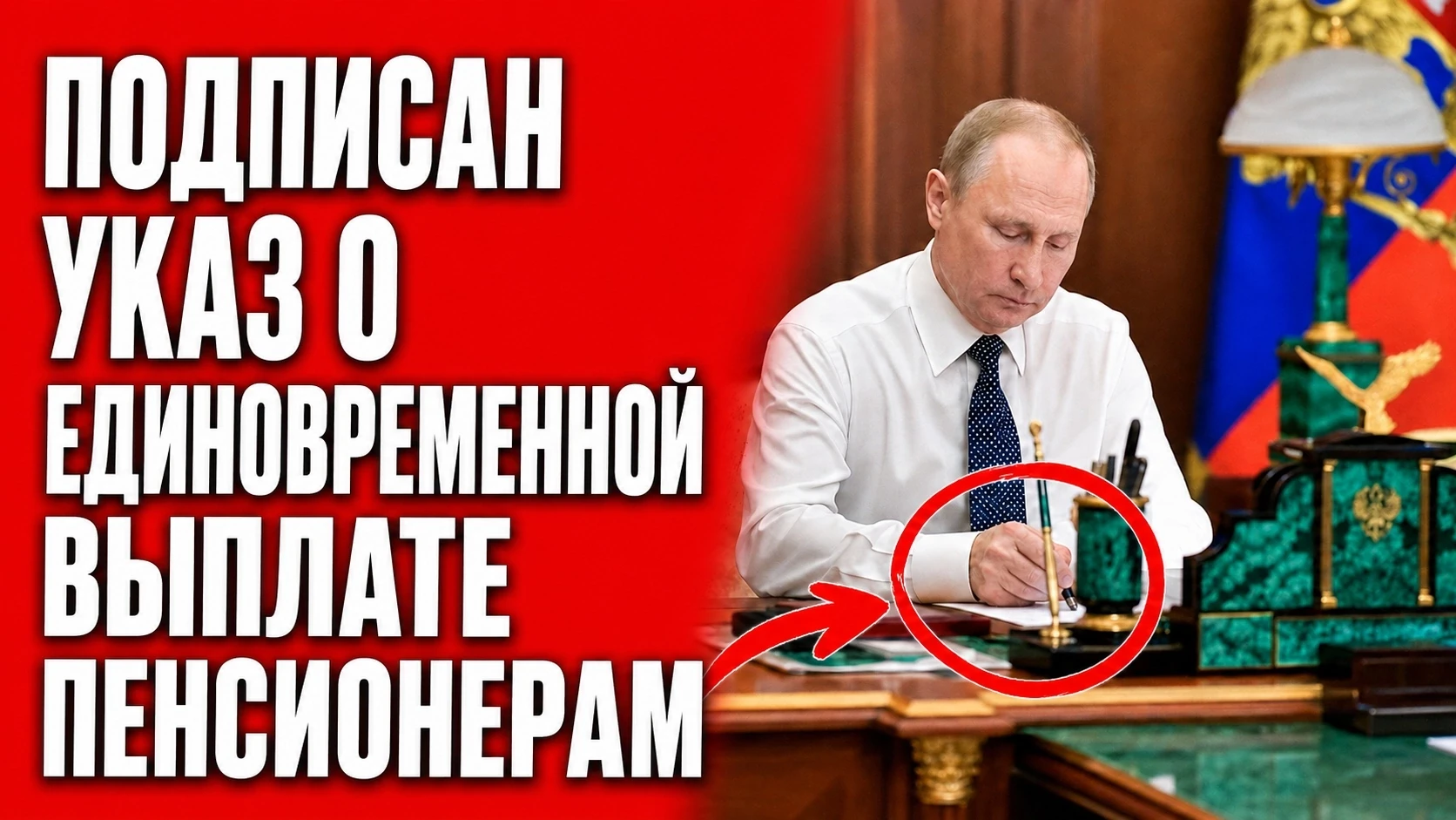 🚨 «ПОДПИСАН УКАЗ О ЕДИНОВРЕМЕННОЙ ВЫПЛАТЕ ПЕНСИОНЕРАМ»: ПОЧЕМУ ОДНИ УЖЕ ПОЛУЧИЛИ ДЕНЬГИ, А ДРУГИЕ П