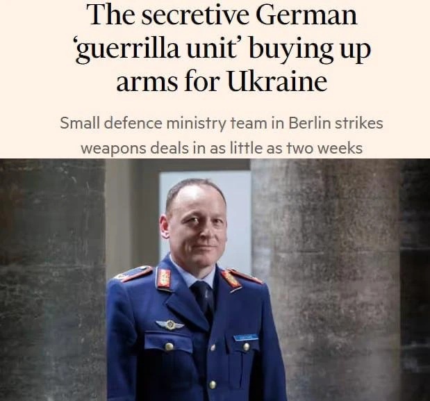 🇩🇪🇺🇦 Financial Times: в Минобороны ФРГ действует засекреченная группа «Зондерштаб У...