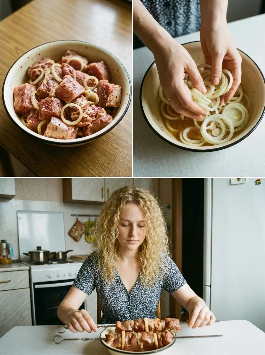 МАРИНАД ДЛЯ ШАШЛЫКА, А ВЫХОДИТ КАК В ДЕТСТВЕ