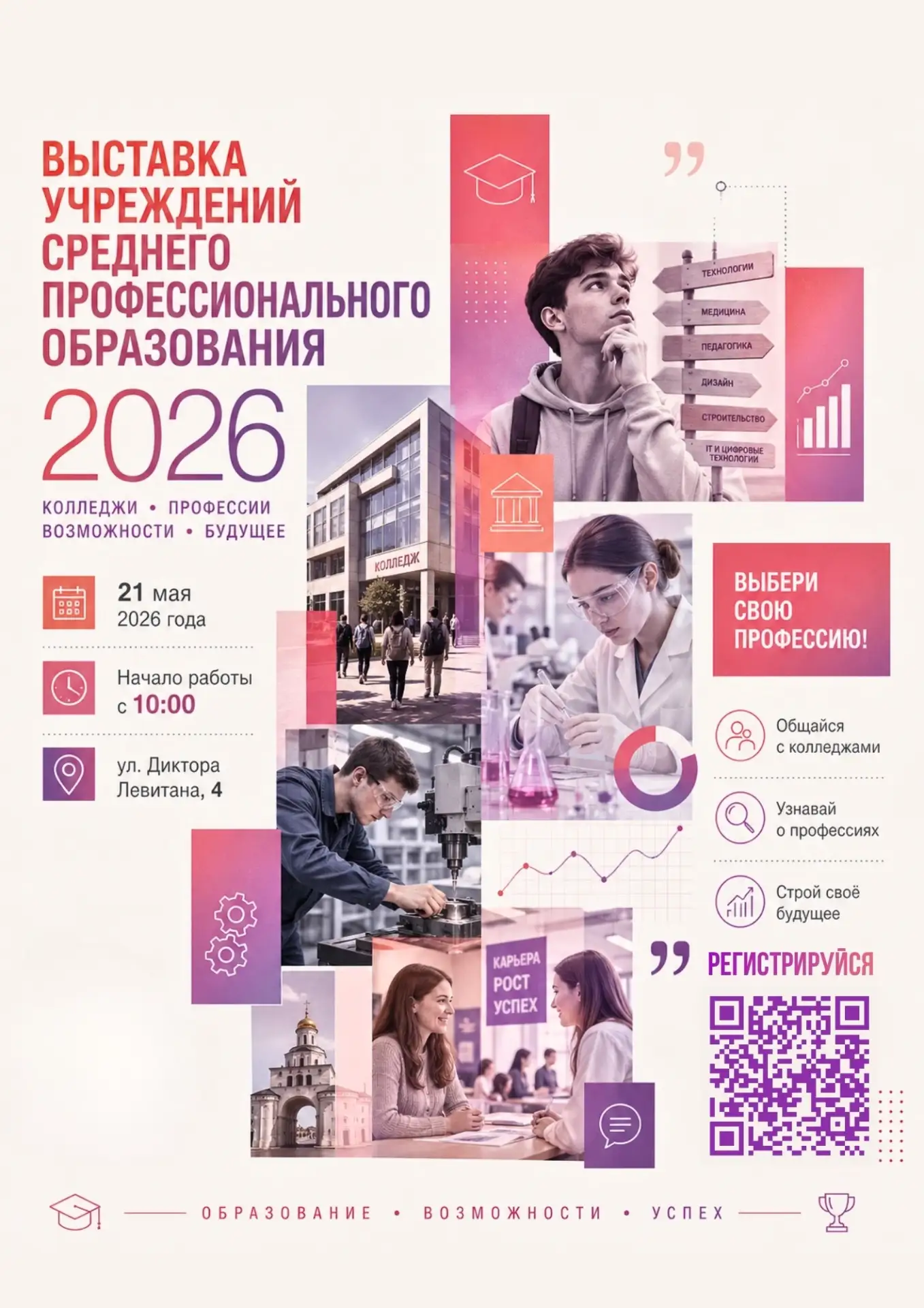 21 мая 2026 года во Владимире состоится выставка учреждений среднего профессионального ...