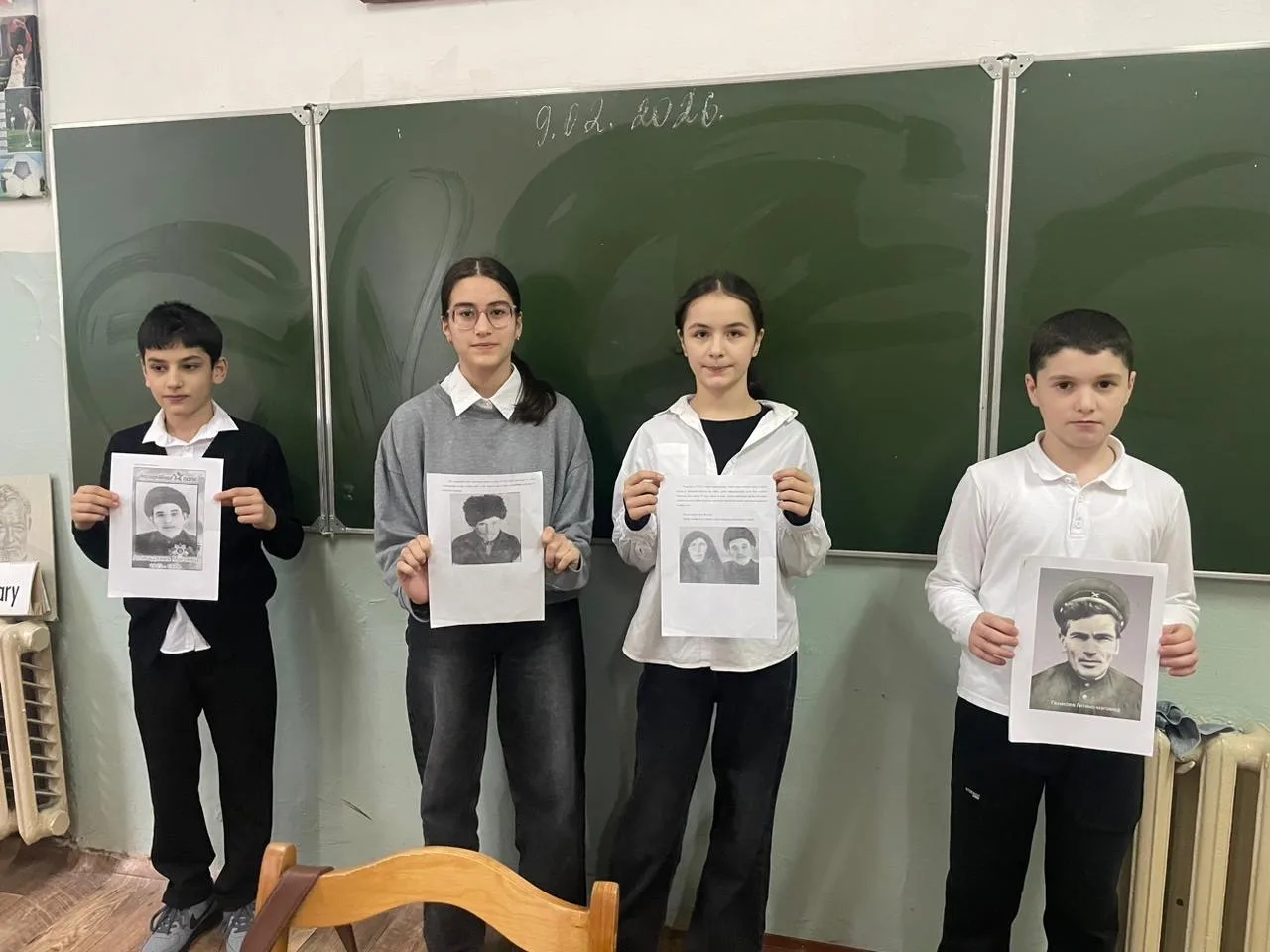 Учащиеся 5-6 классов приняли активное участие в творческом проекте « Портрет героя моей малой Родины