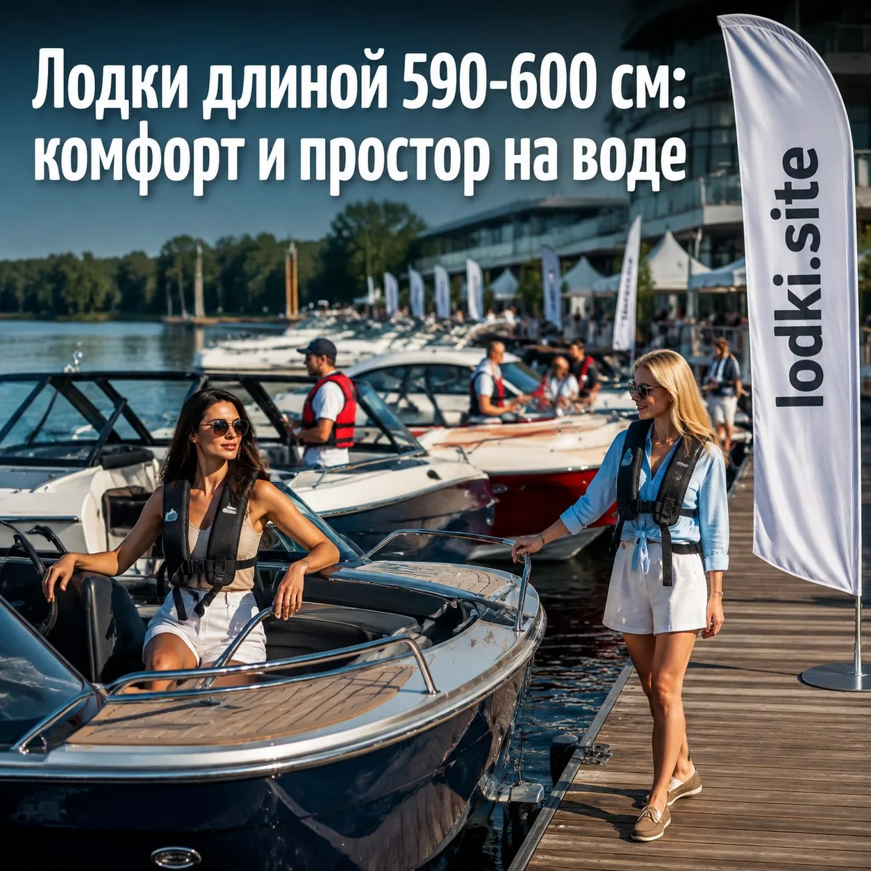 Представляем лодки длиной 590-600 см – идеальный выбор для комфортной прогулки и активн...