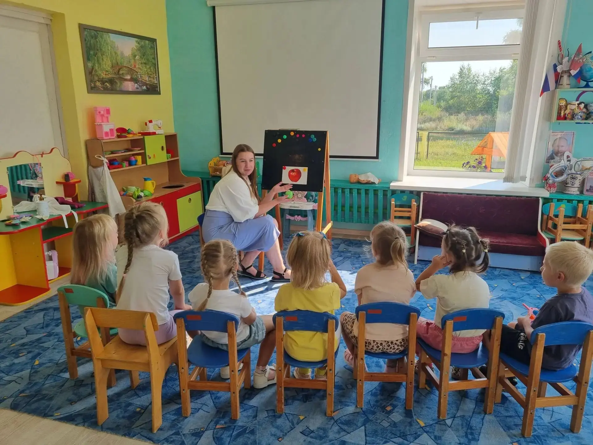 Сегодня в группе «Ромашка» мы праздновали Яблочный Спас.🍎🍏