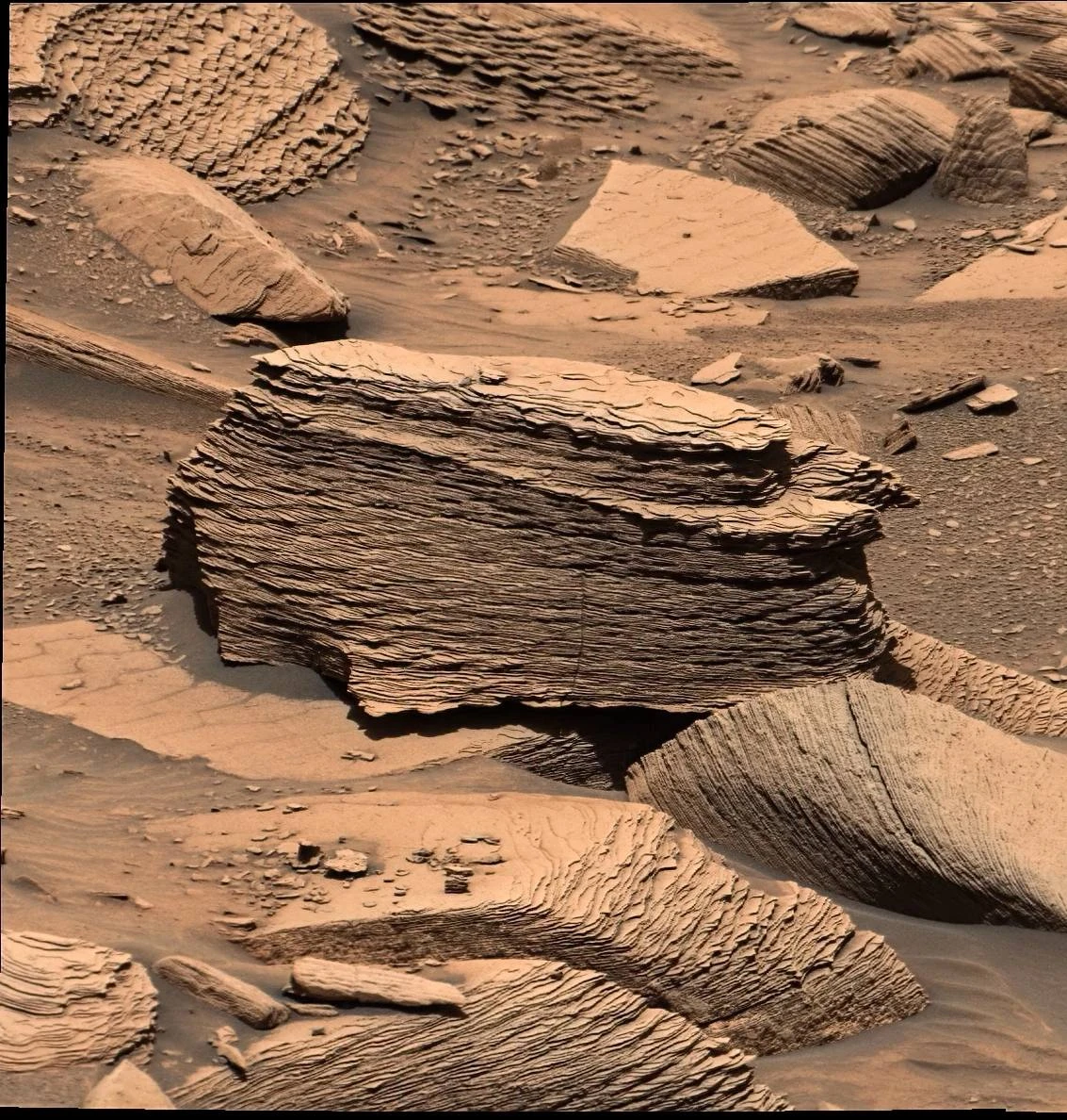 🪐 Марсоход Curiosity обнаружил на Марсе следы древней песчаной бури, бушевавшей миллиа...