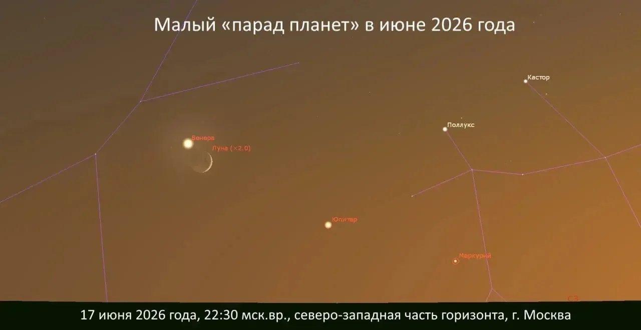 Космическое шоу: малый парад планет можно увидеть над Россией

Сегодня вечером — второй день подряд 
