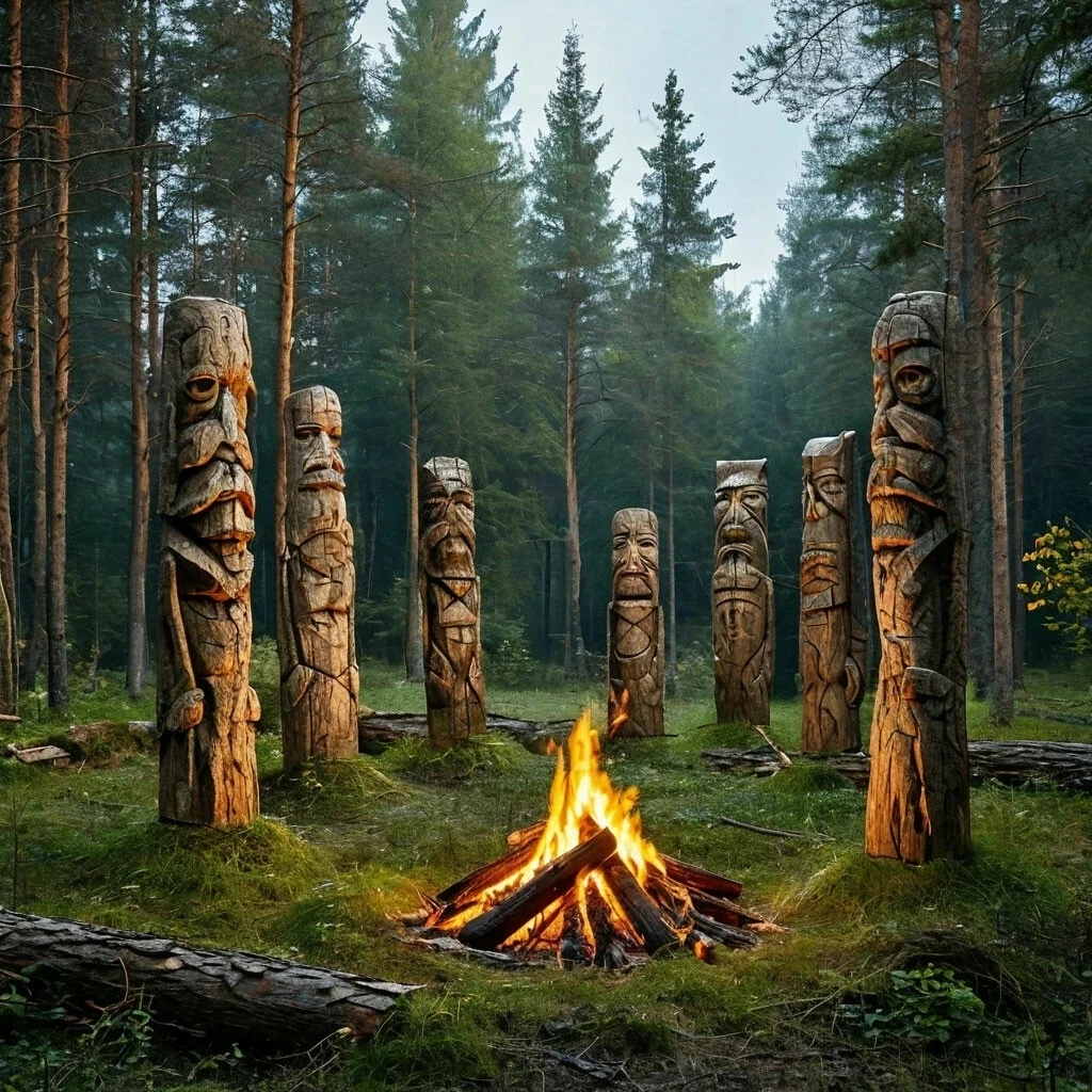 ЛЕС - храм для души. 
 
"Лес - Храм для души. Если захочешь помолиться - иди в лес. Уйди подальше, в