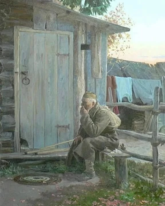 Есть картины, в которые проваливаешься. Полотно Петра Павлова «Вернулся» (чаще его назы...
