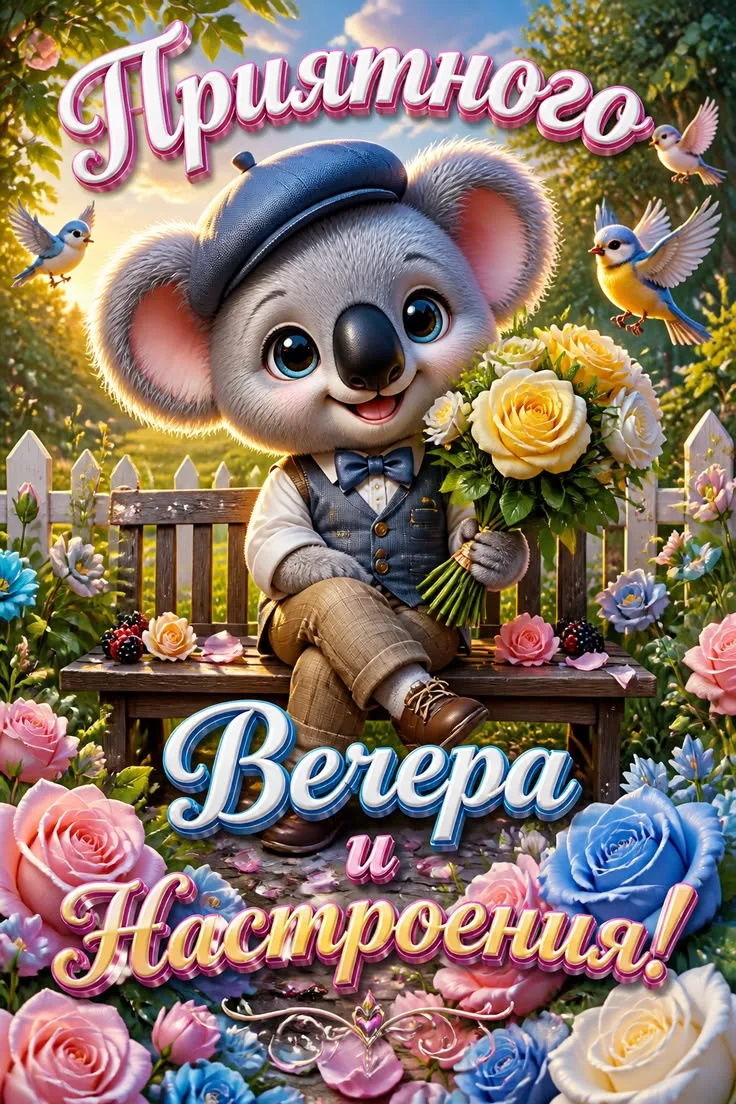 Доброго и уютного вечера!  ✨💐