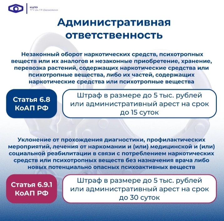 Наркомания остаётся актуальной социальной проблемой, затрагивающей людей разных возрастов. Она оказы