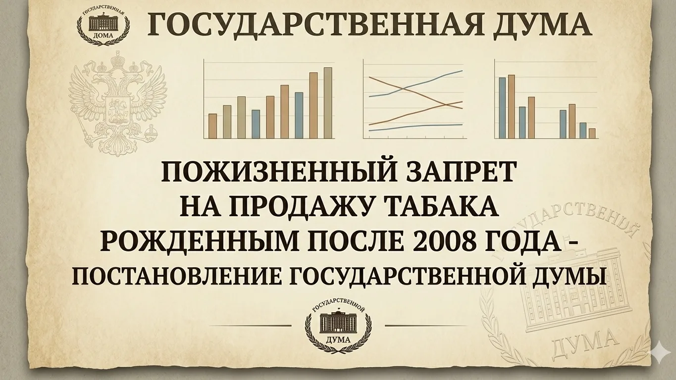 Рождённым после 2008 года могут навсегда запретить покупать сигареты и вейпы 
 
Инициативу обсуждают