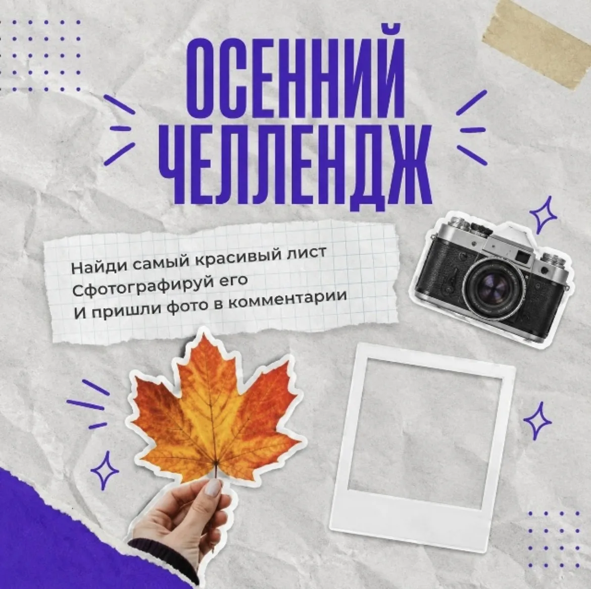 Осенний челлендж на выходные 🍂