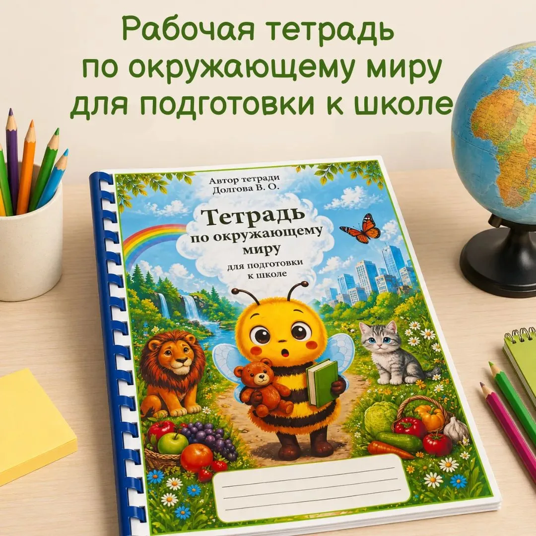 🌍🐝 Тетрадочка по окружающему миру для подготовки к школе 🐝🌍

Увлекательное знакомство с окружающ