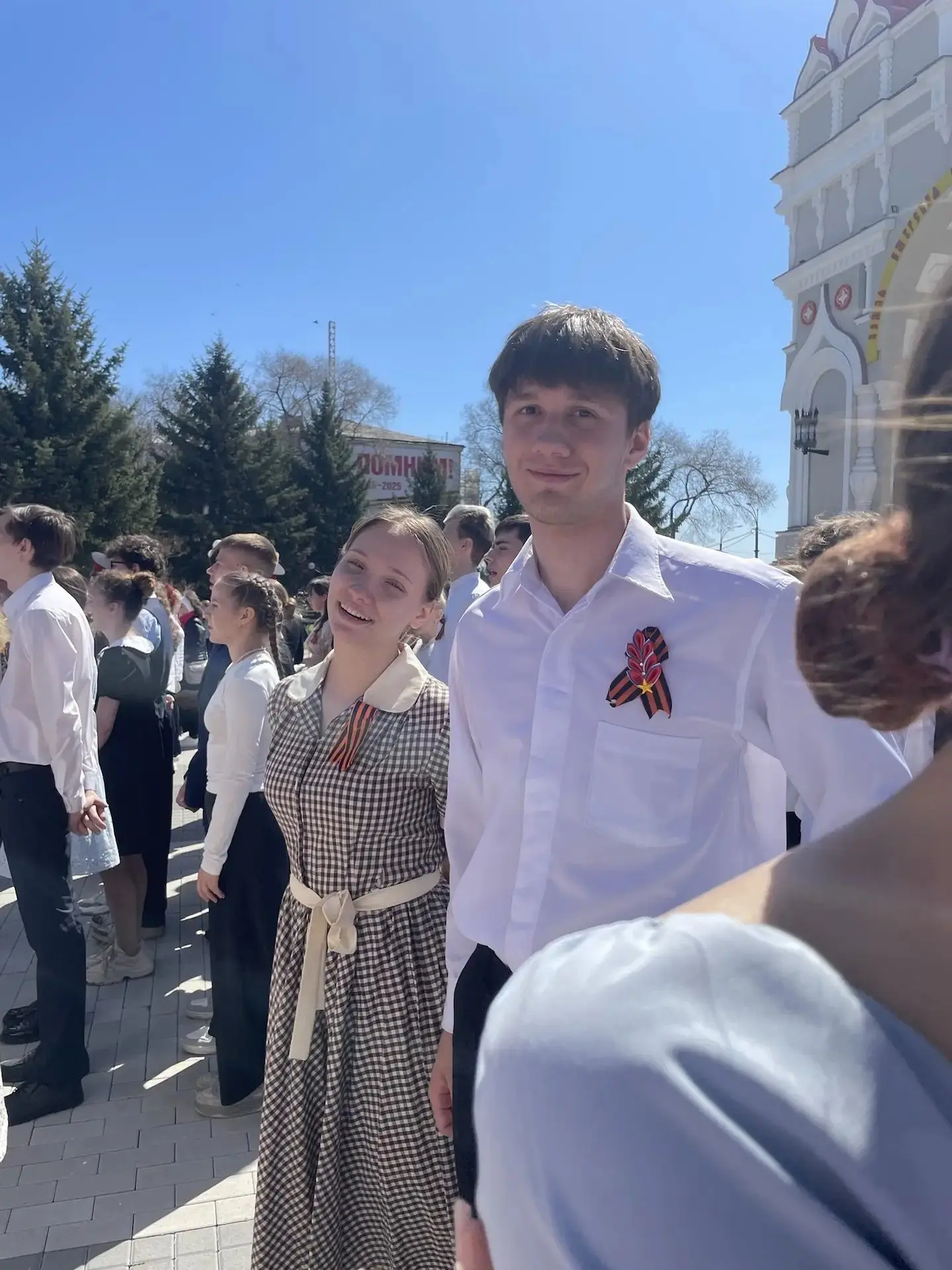 ✨ Вальс Победы  Наши старшеклассники стали частью большого и трогательного события — городской акции