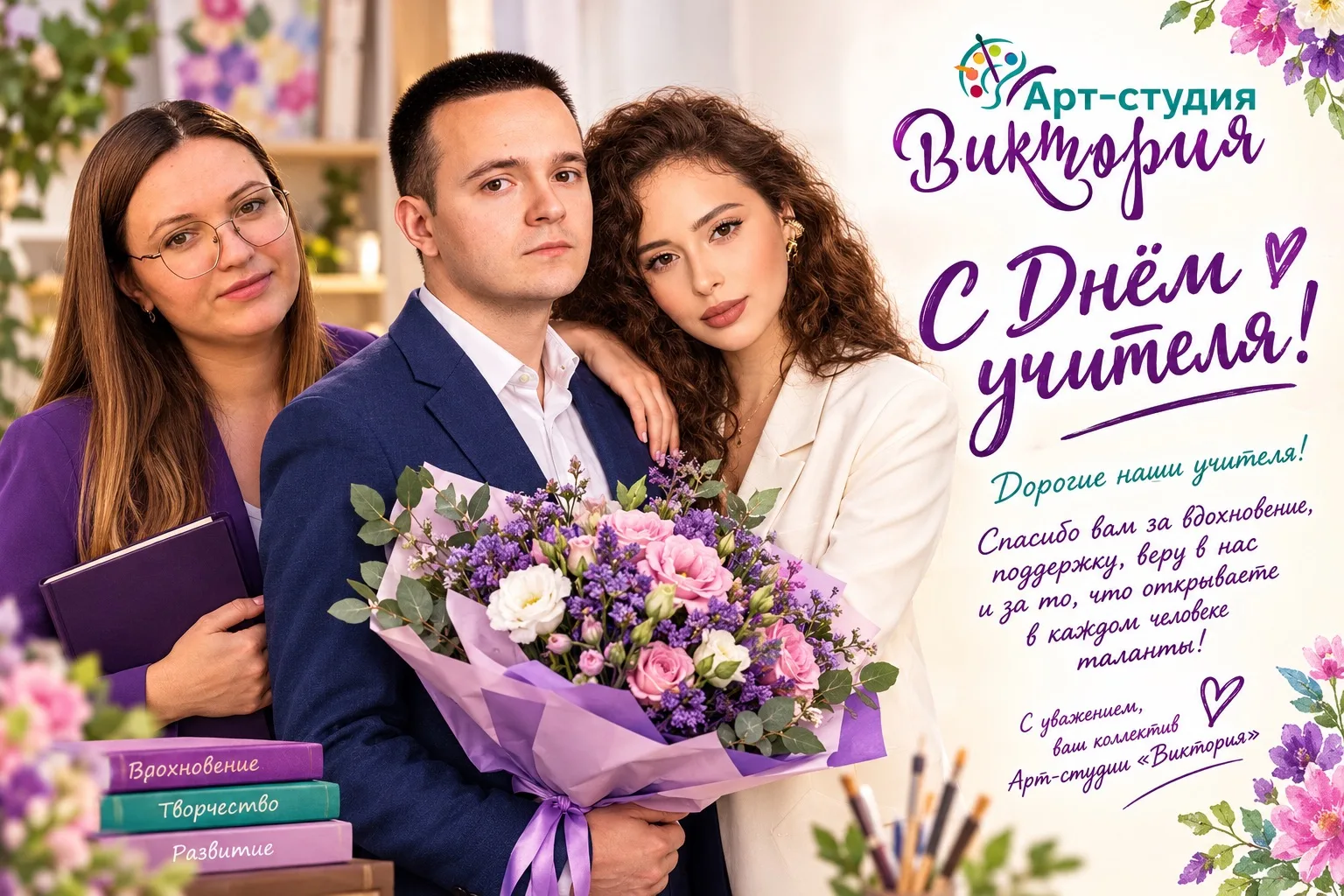 💐 С Днём учителя! 🎨