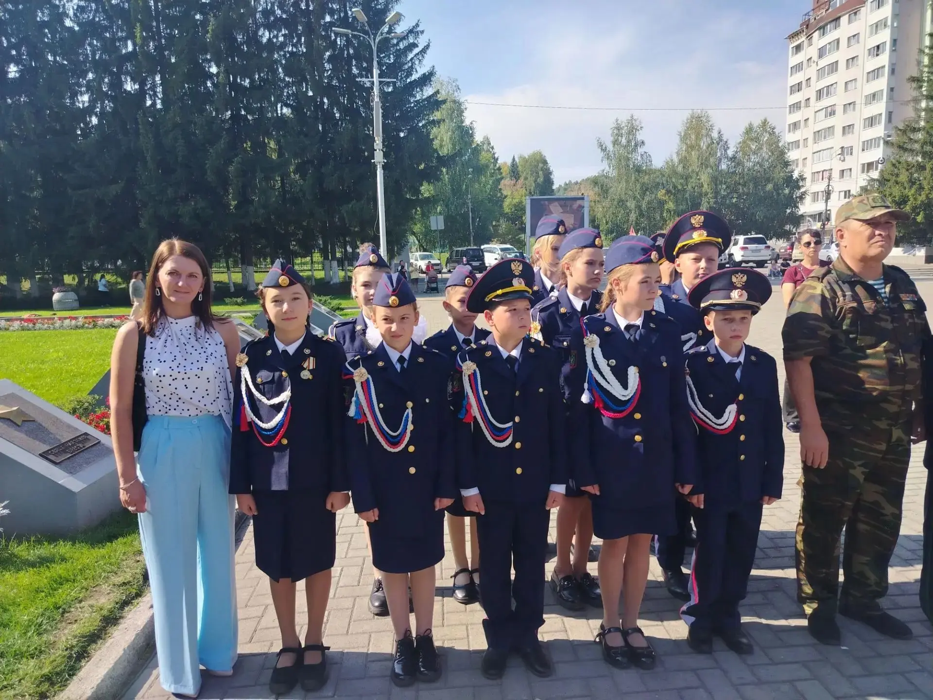 Кадеты 5К‑1 класса приняли участие в торжественном мероприятии, посвящённом Дню танкиста!