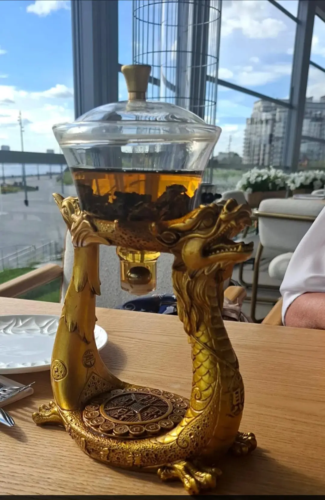 Молочный улун на фоне китайского г. Хэйхэ♥️ с традициями соседнего государства🫶🔥