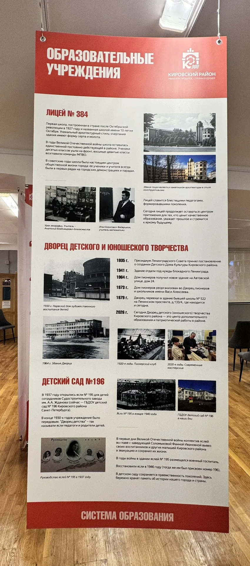 🏫 Учителя лицея 384 посетили выставку достижений «Кировский район. Уважаем прошлое, ст...