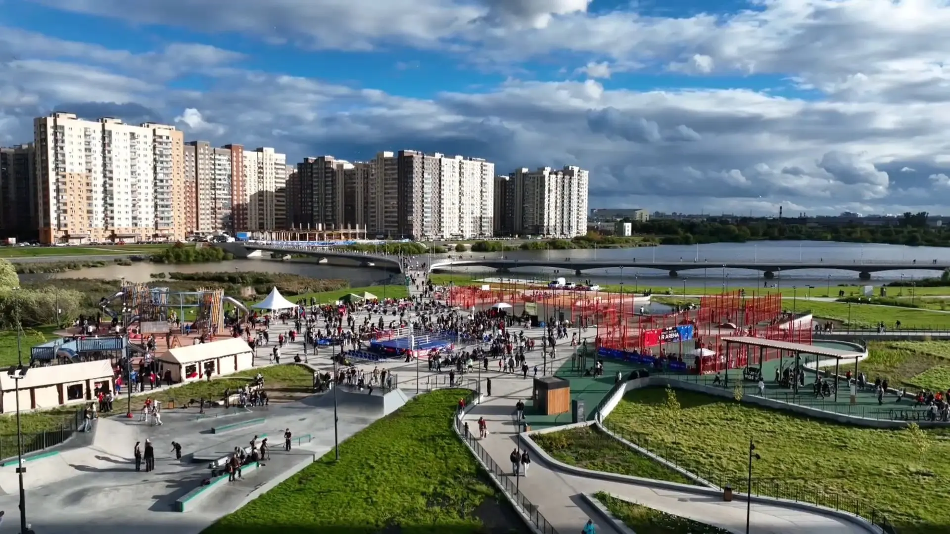 📍 Впервые локацией Дня города стал парк Дружба в Зенино: здесь развернулись масштабная...