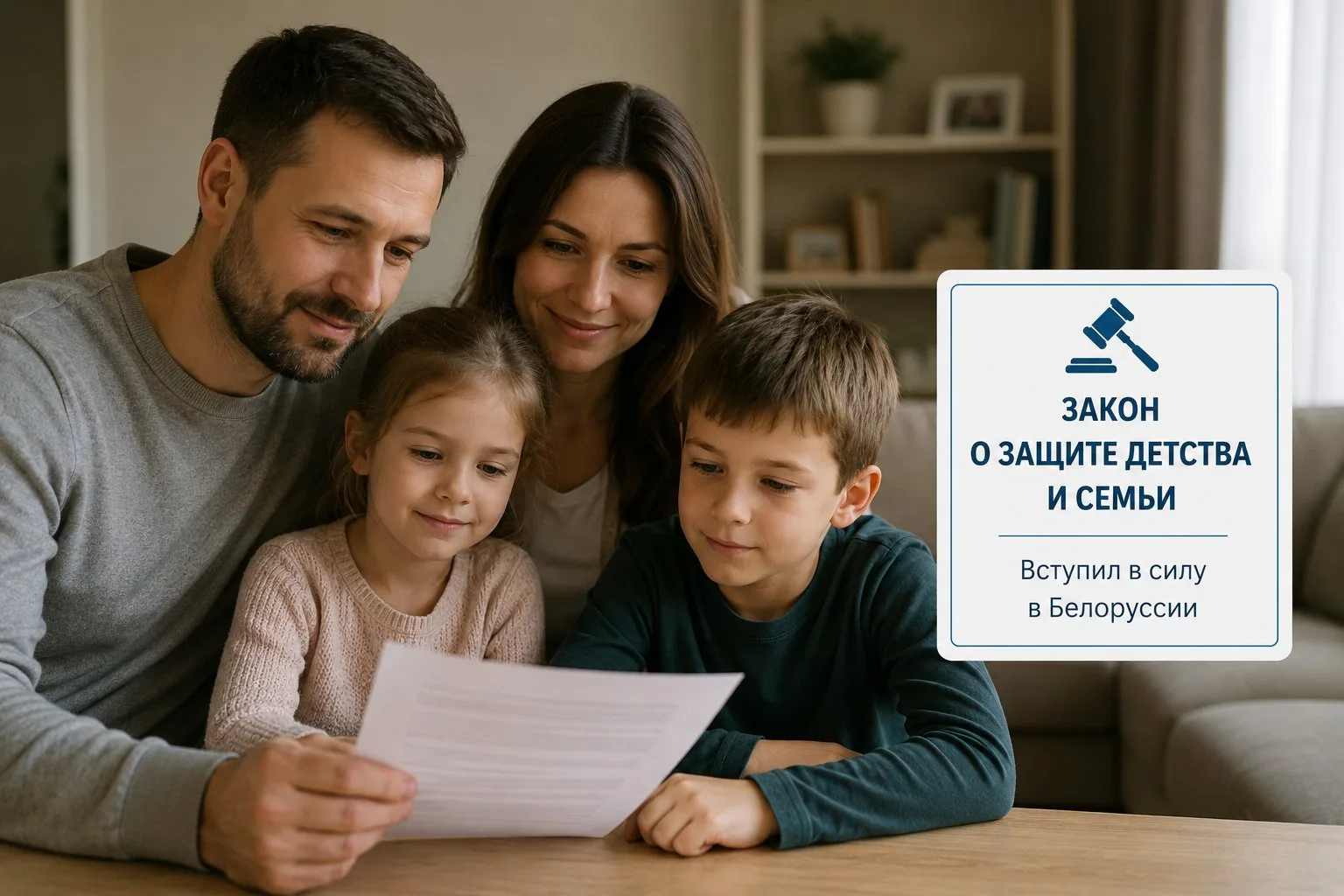 Закон о защите детства и семьи вступил в силу в Белоруссии

В Белоруссии вступил в силу закон, устан