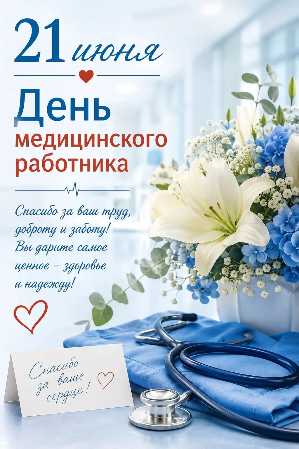 💙 Быть врачом, медсестрой, фельдшером — это не просто работа. Это призвание, требующее...