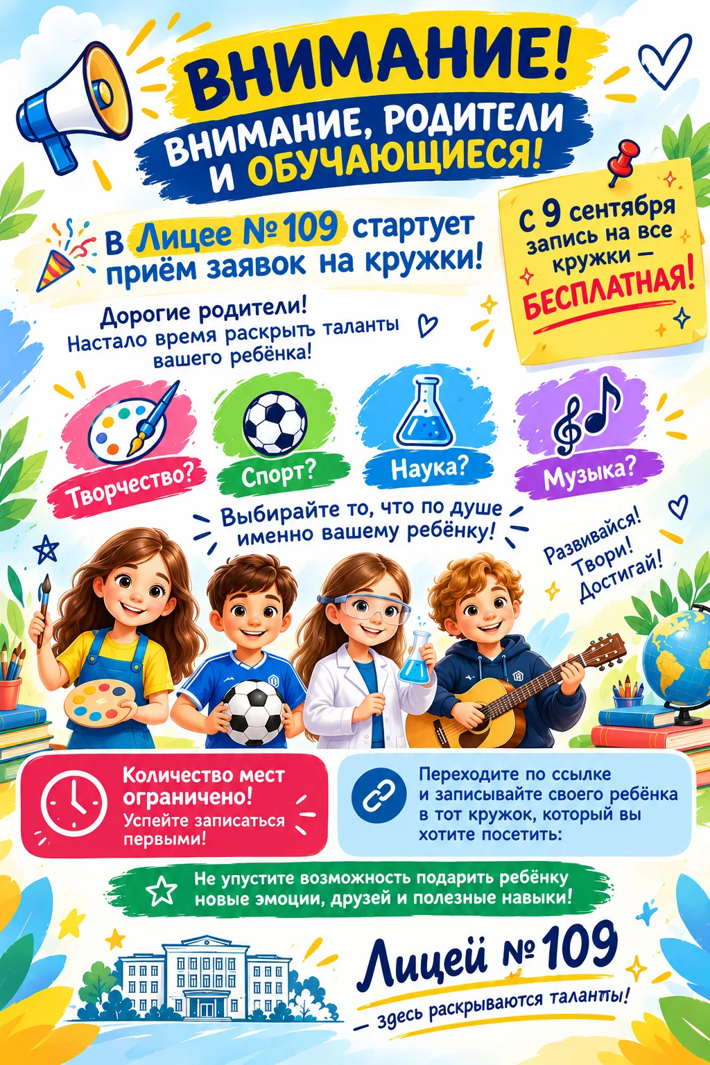 Дорогие ребята и уважаемые родители! 👋