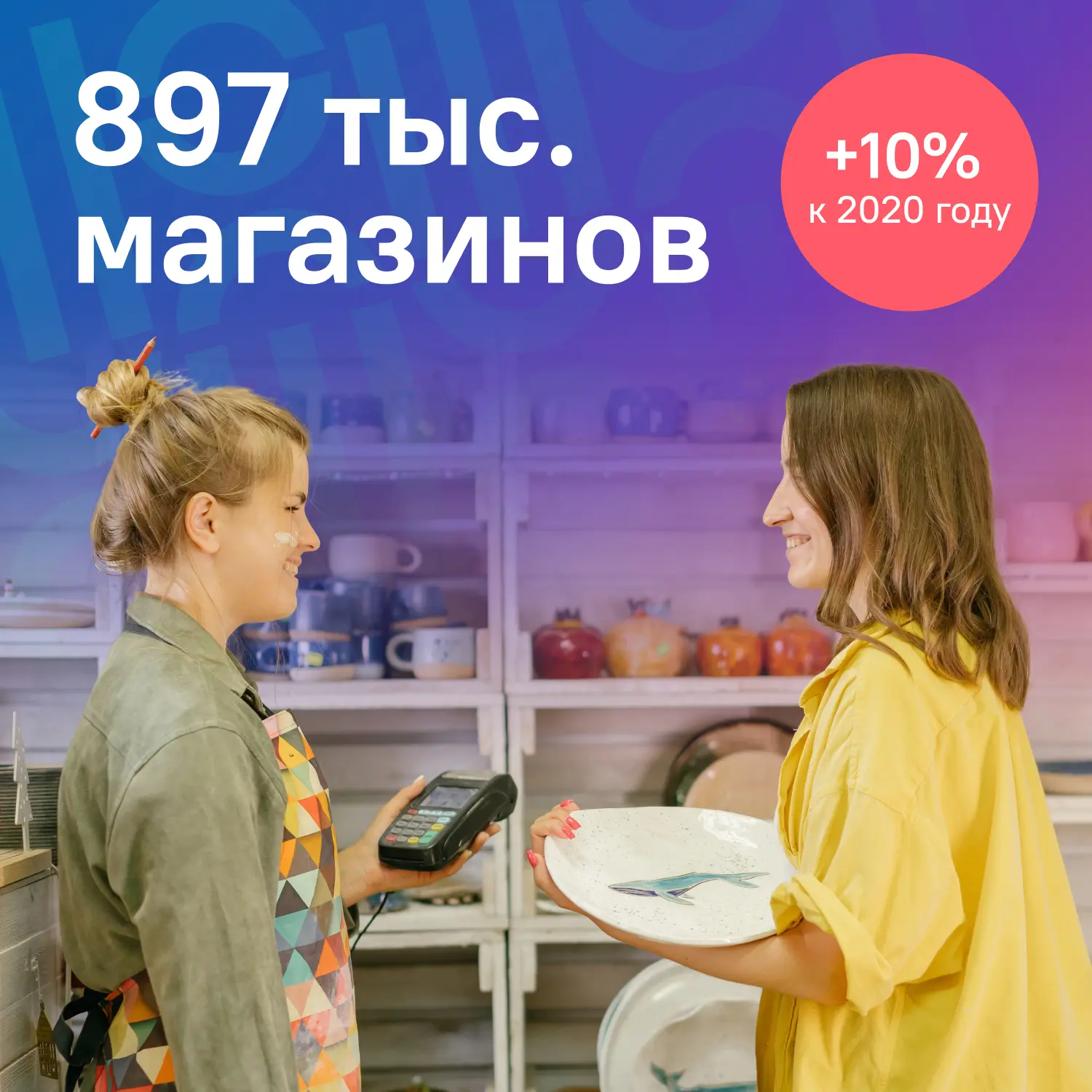 От прилавка до клика

С 2020 по 2025 год число магазинов всех типов в России выросло на 10% — их ста