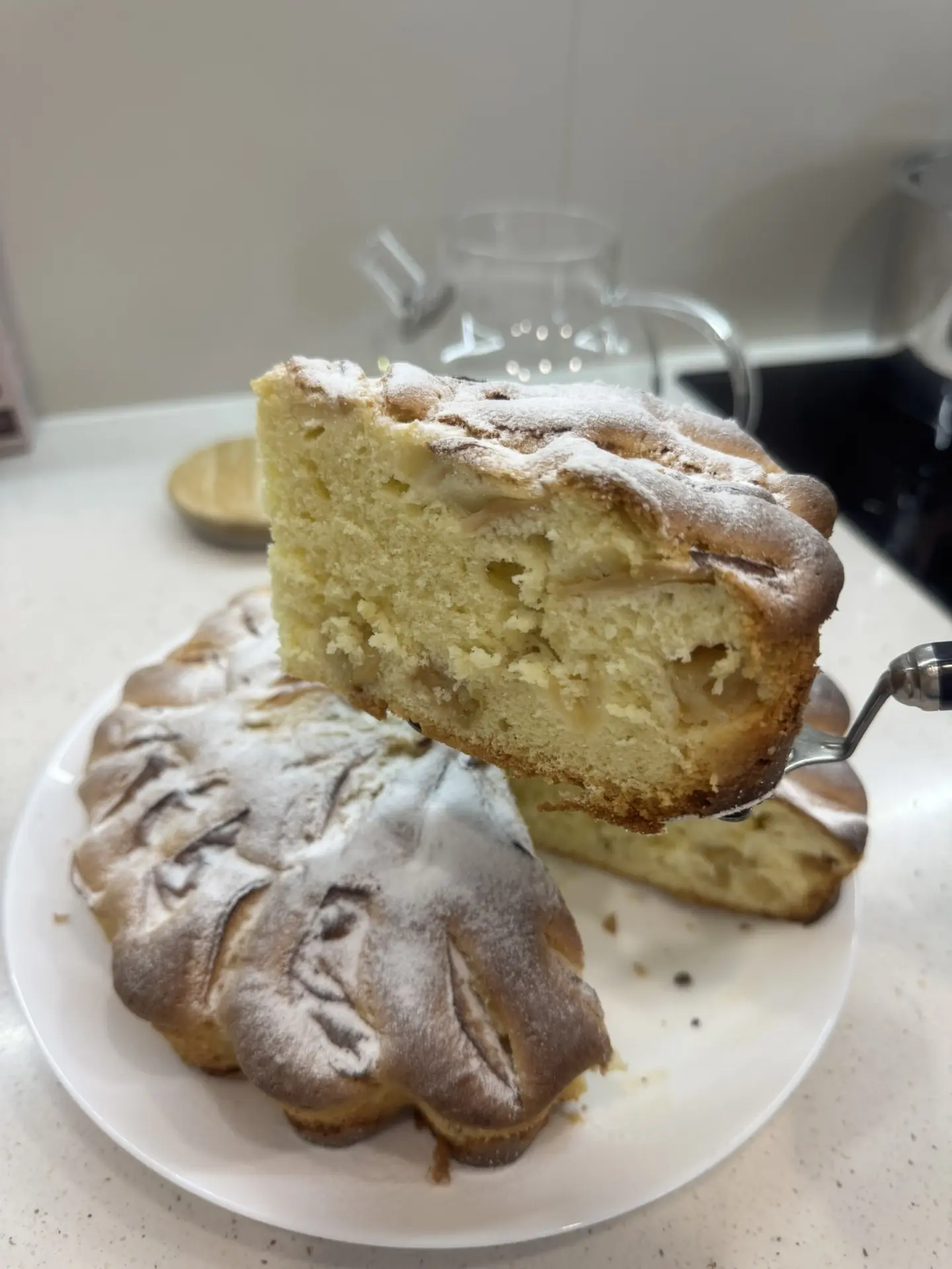 Забыла показать вам шарлотку 😍