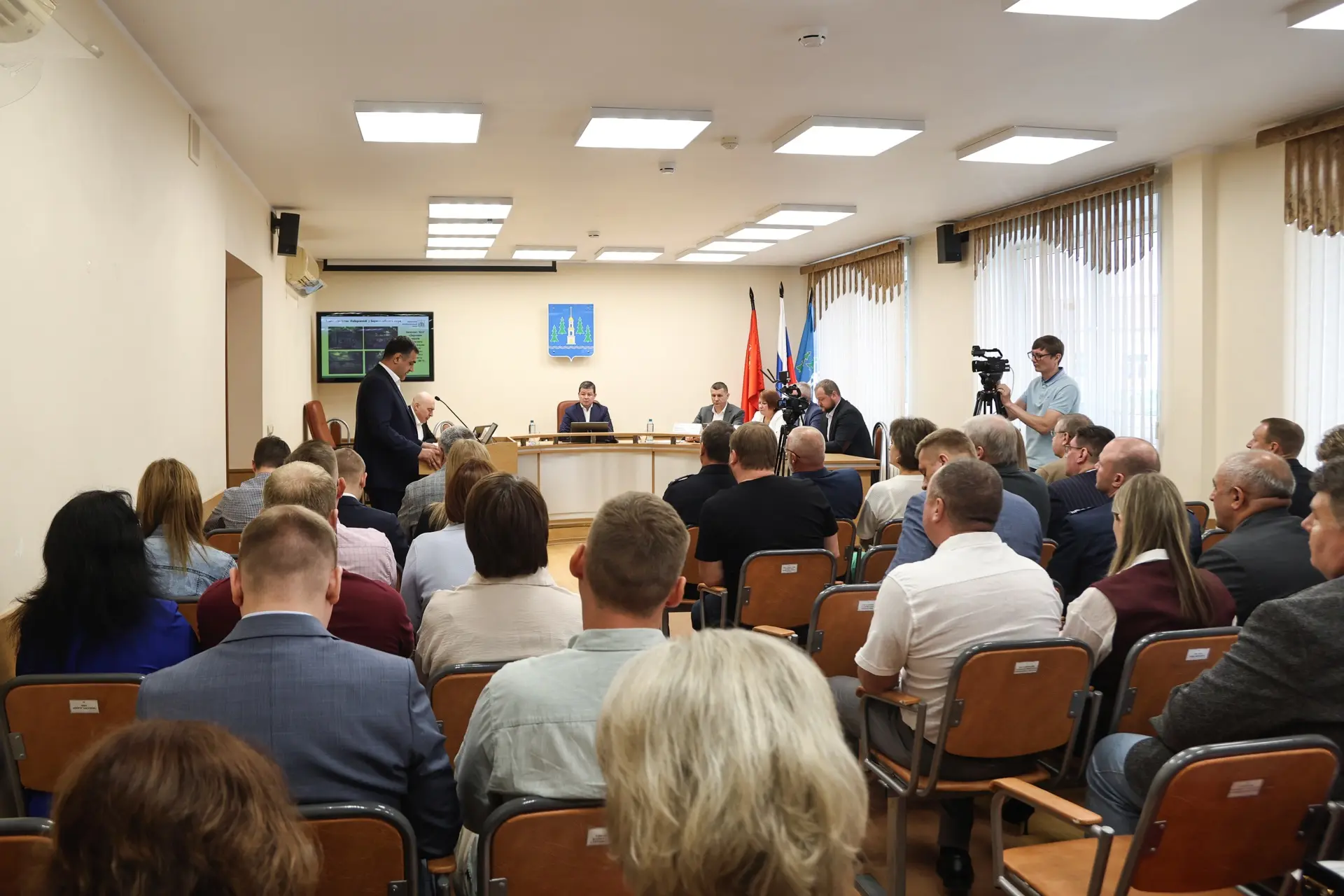 Провели еженедельное оперативное совещание администрации Раменского муниципального округа.