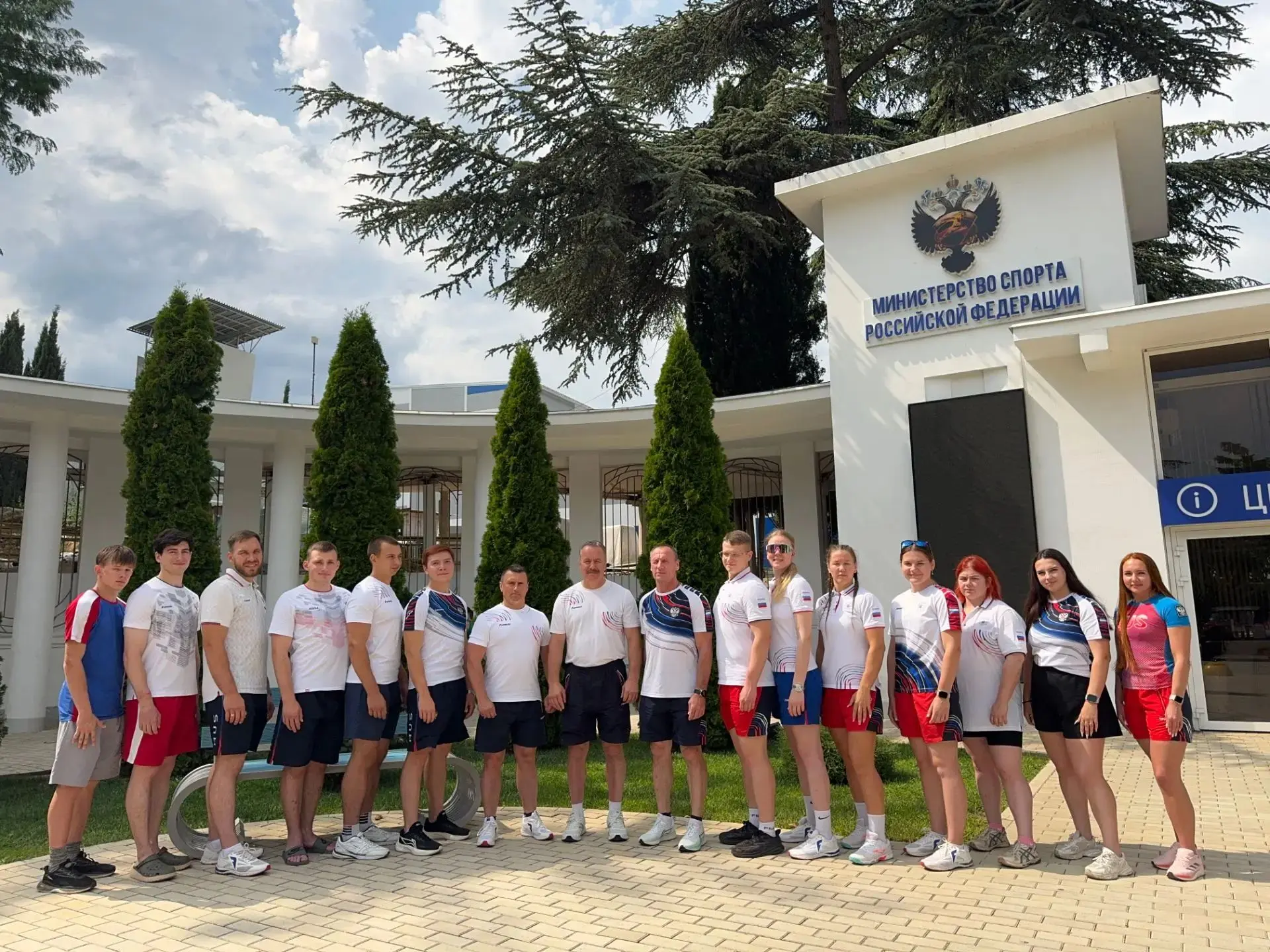 15-25 августа в Алуште проходит учебно-тренировочный сбор сборной команды России