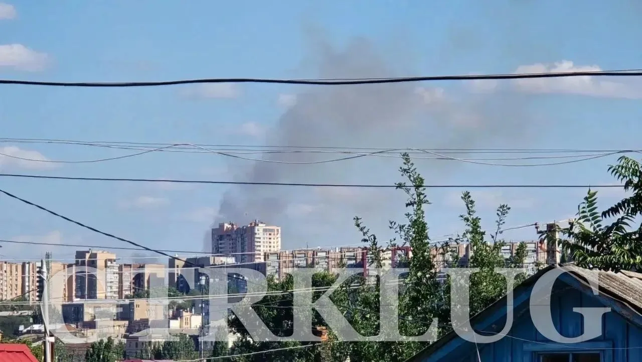 🔥 В Луганске горит камыш