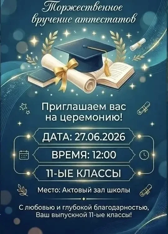 Наш школьный путь длиной в 11 лет подходит к своему главному итогу! Совсем скоро мы пол...