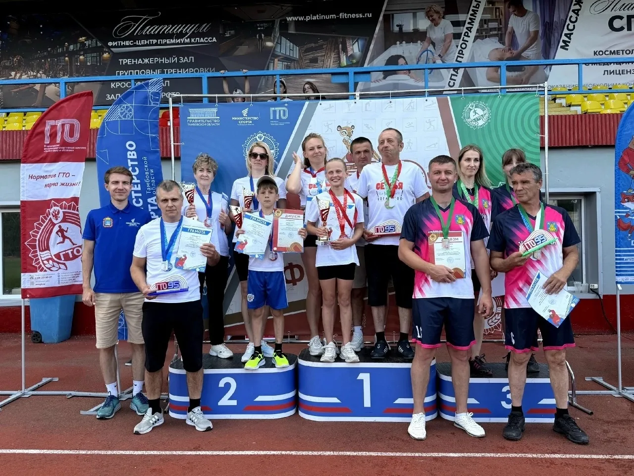 🏆 Спортивная гордость Жердевского муниципального округа – семья Елагиных!

В г. Тамбов на стадионе 