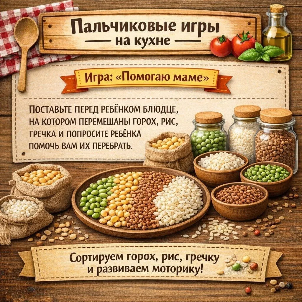 Пальчиковые игры на кухне 🖖🏻👩‍🍳