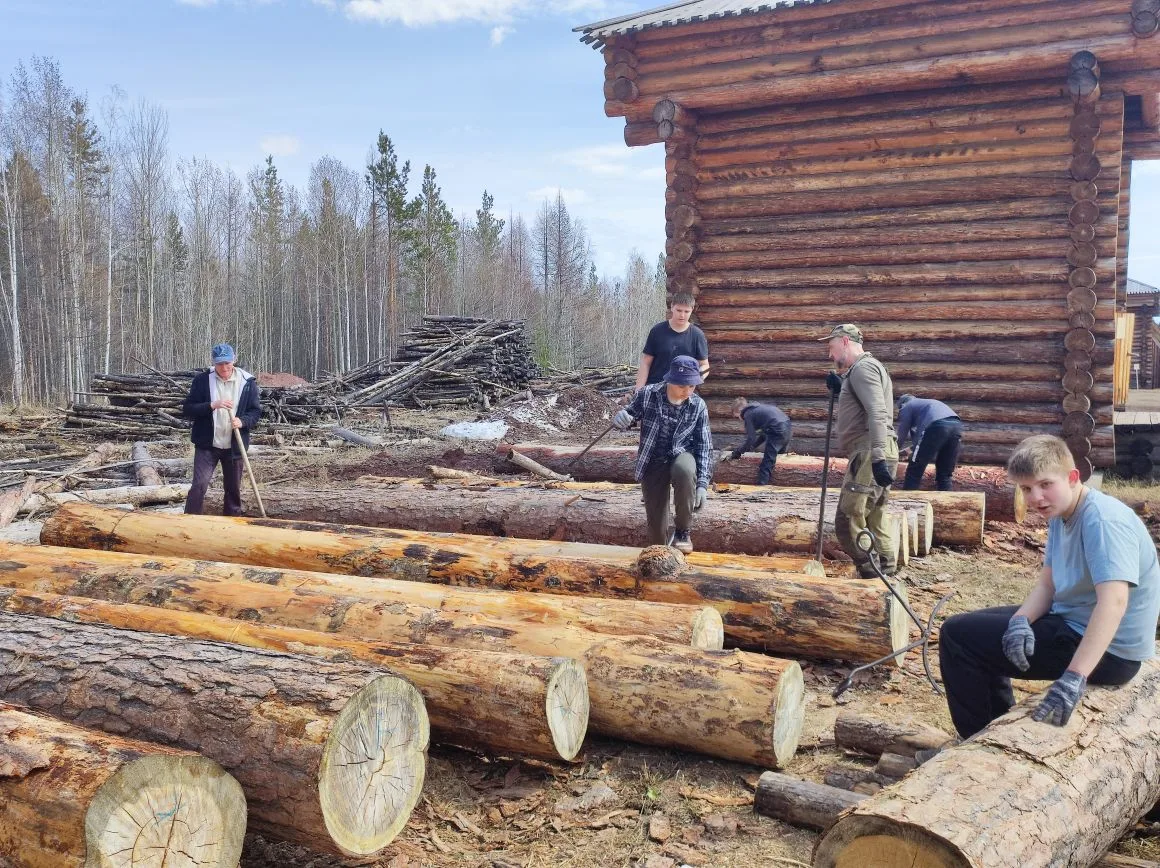 ⚒️СУББОТНИК В АНГАРСКОЙ ДЕРЕВНЕ🪚