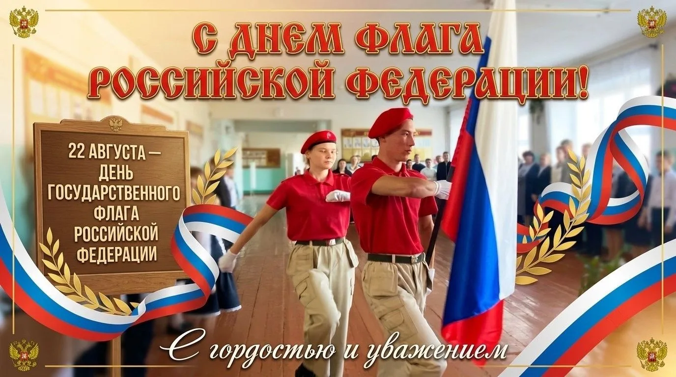🎉 С Днём Государственного флага Российской Федерации!