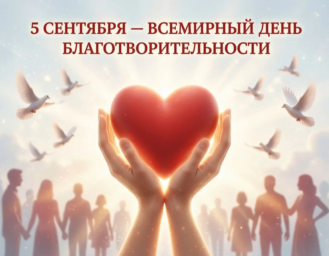 🌎 5 сентября - Всемирный день благотворительности
