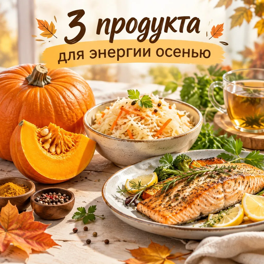3 продукта для энергии осенью ⚡