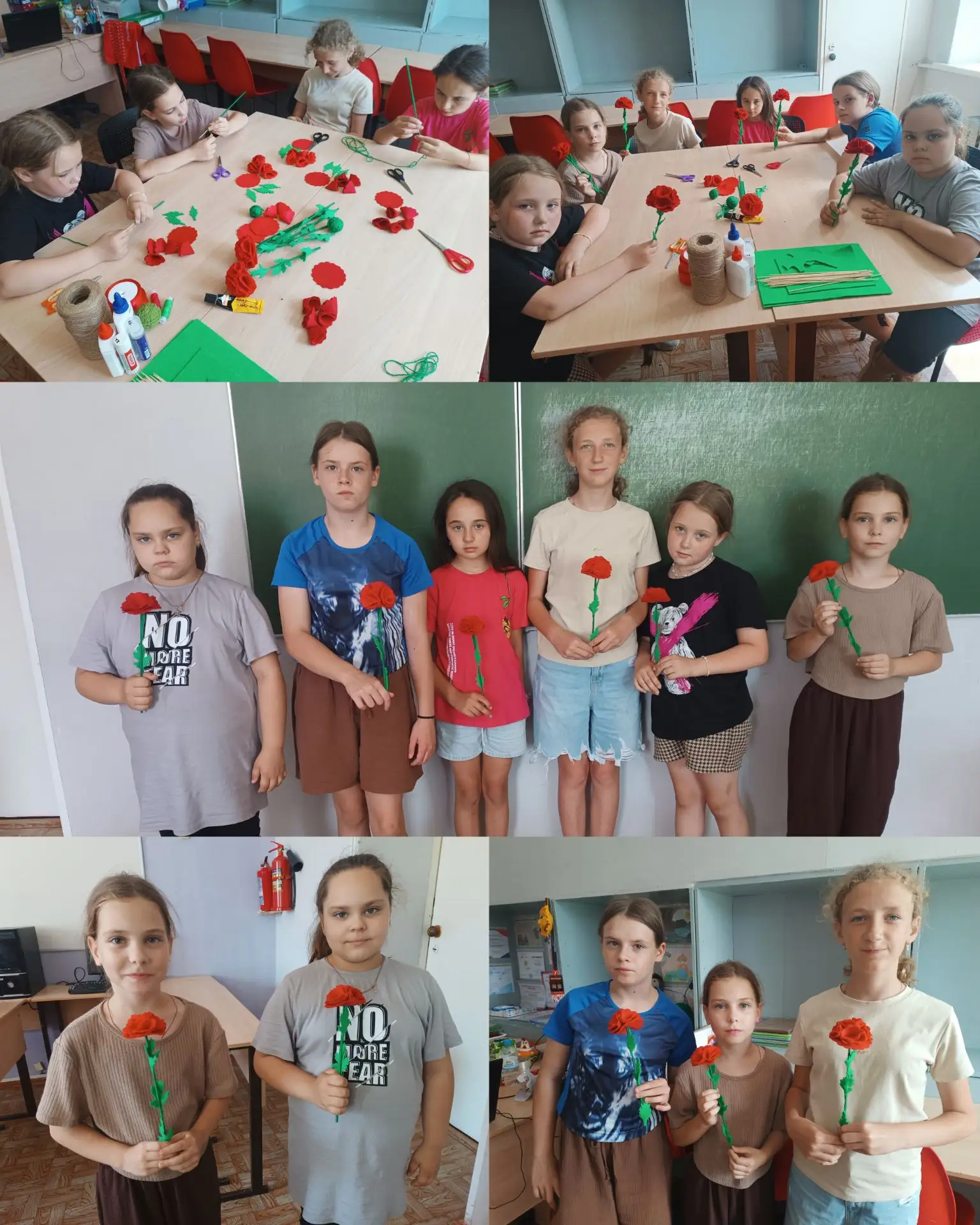 🕊️22 июня, в День памяти и скорби, в рамках всероссийской акции «Помним о важном», дети летнего при