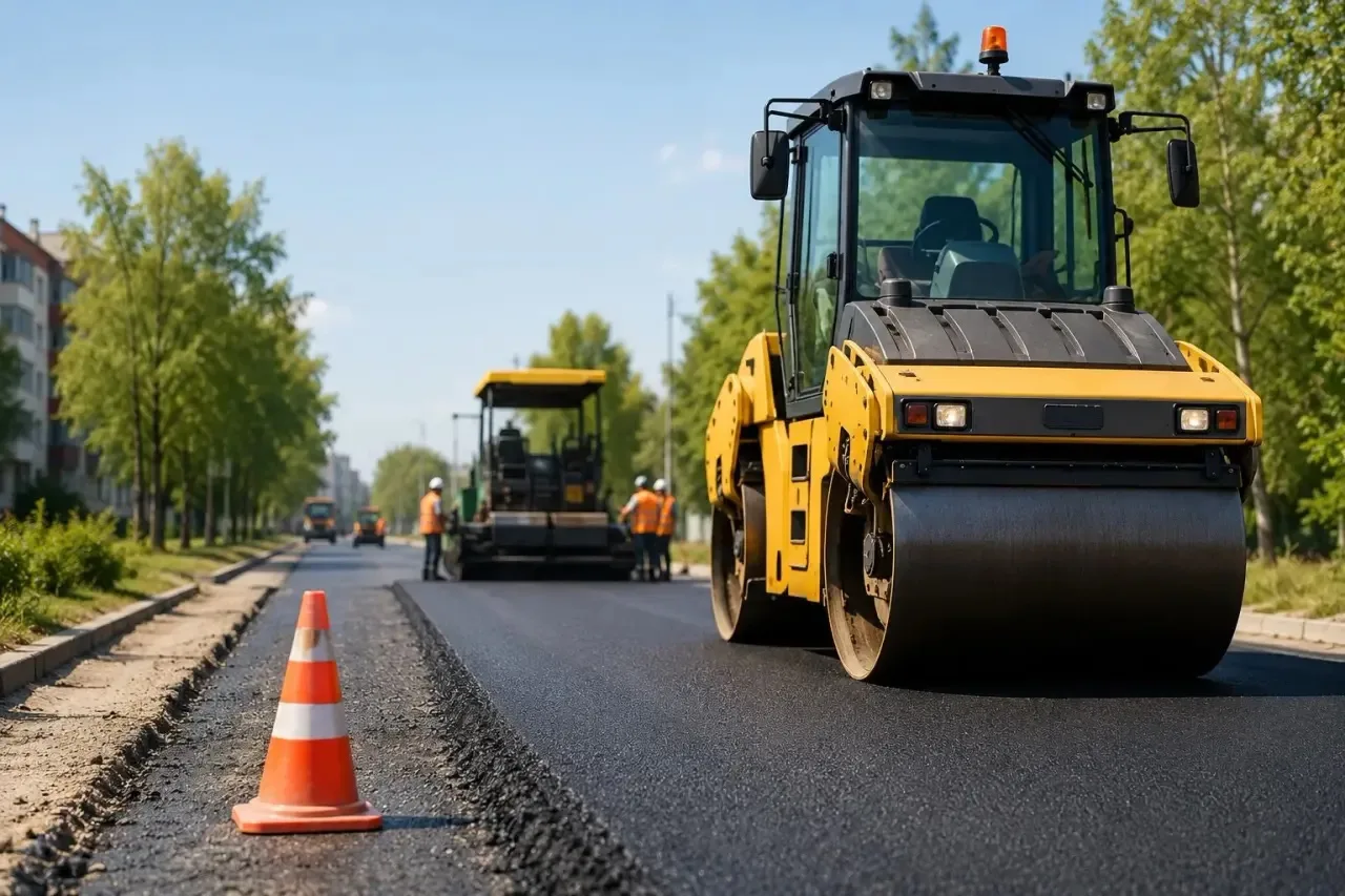 🚧 В Асбестовском муниципальном округе запланирован ремонт двух автомобильных дорог