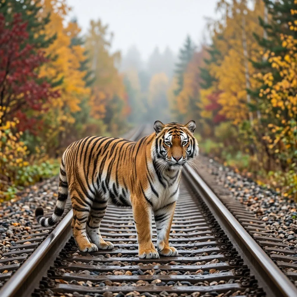 🐅😨В Приморье тигр преследовал железнодорожника — мужчина чудом выжил после встречи с хищником 

На