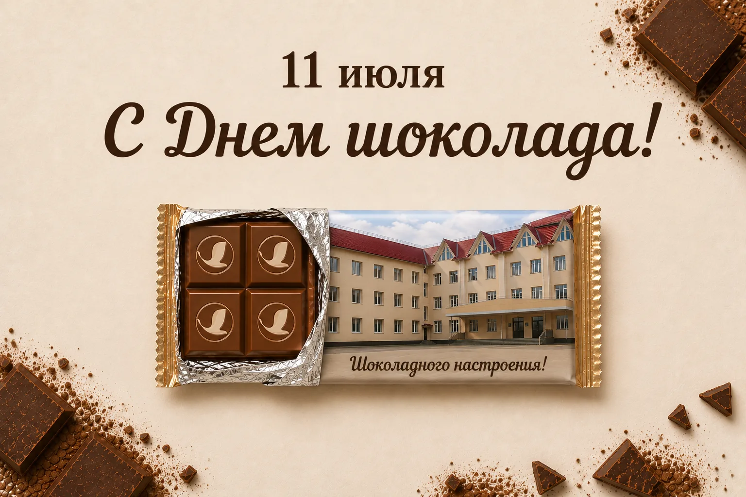 🍫 День шоколада — праздник, когда можно легально съесть лишнюю дольку! 🍫

Сегодня тот самый день, 