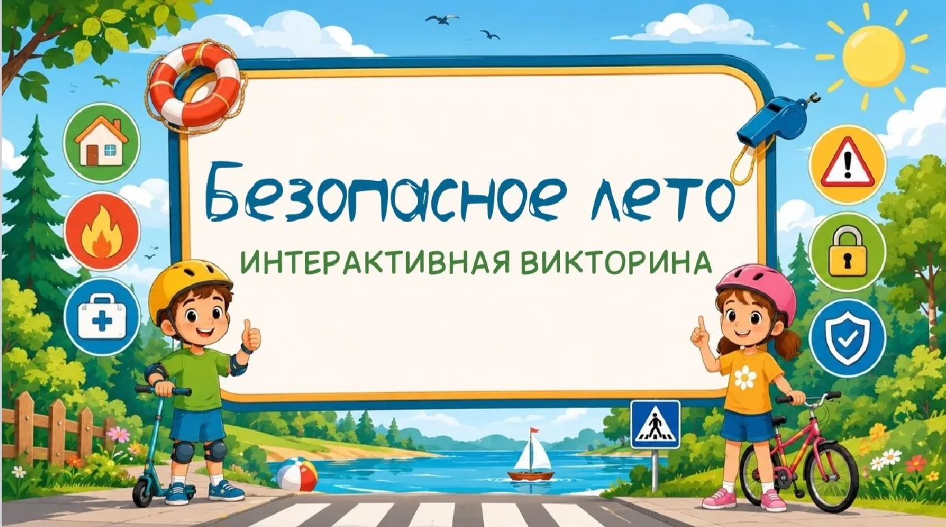 📌В пришкольном лагере  МОАУ "Усть-Нюкжинская СОШ" успешно прошла интерактивная викторина "Безопасно
